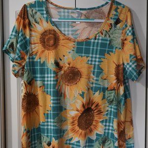 LuLaRoe Sunflower Shirt